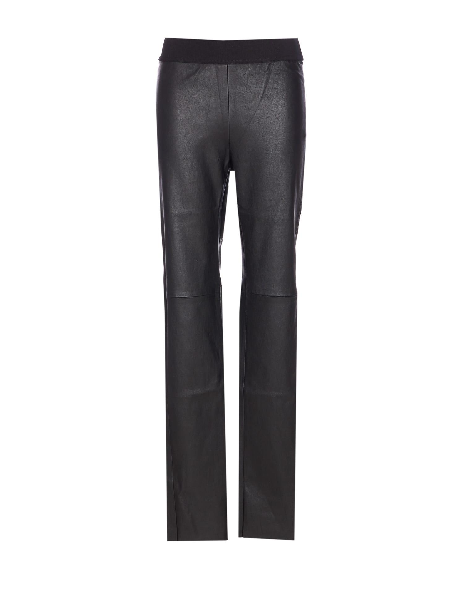 uma wang stretch leather leggings