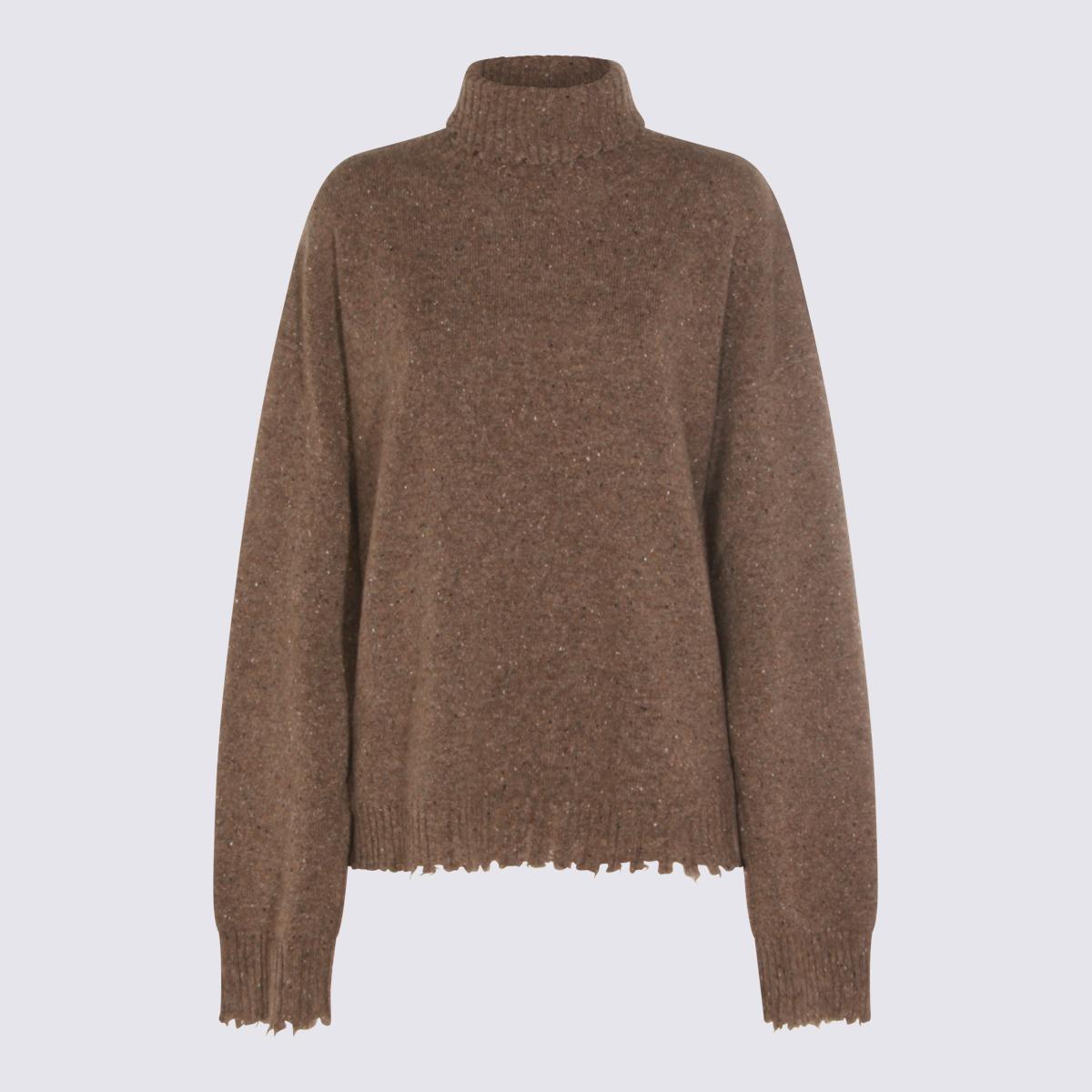 uma wang sweaters brown _ws - women