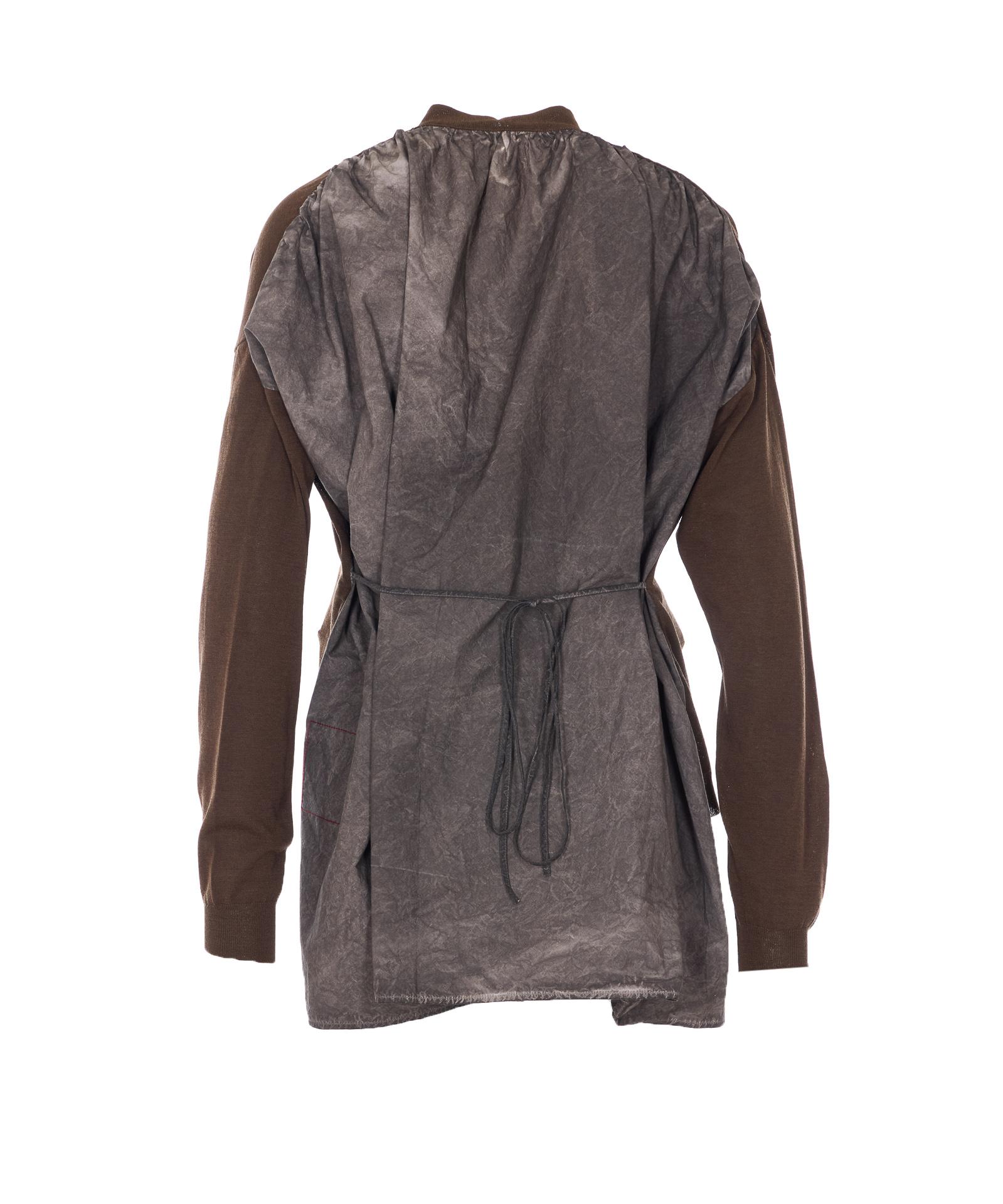 uma wang sweaters brown cotton - women