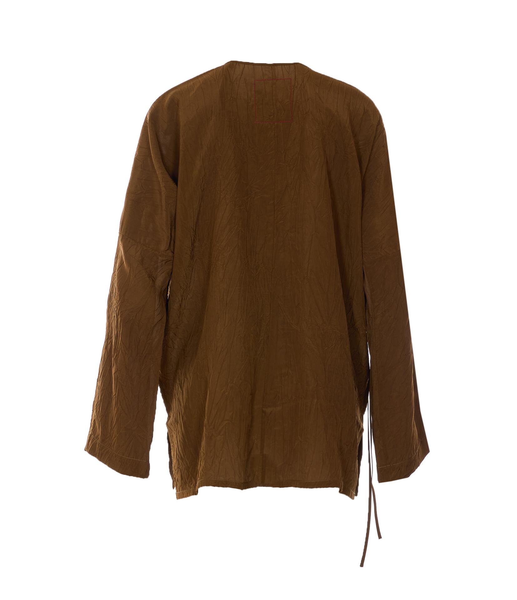 uma wang top brown viscose - women