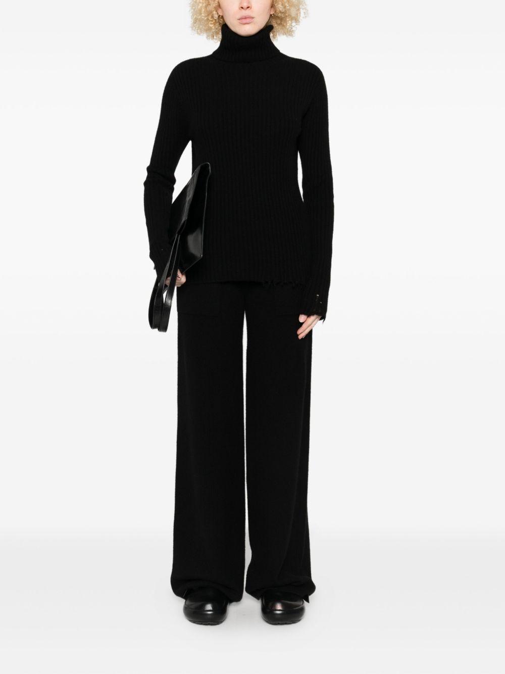 uma wang trousers black wool - women