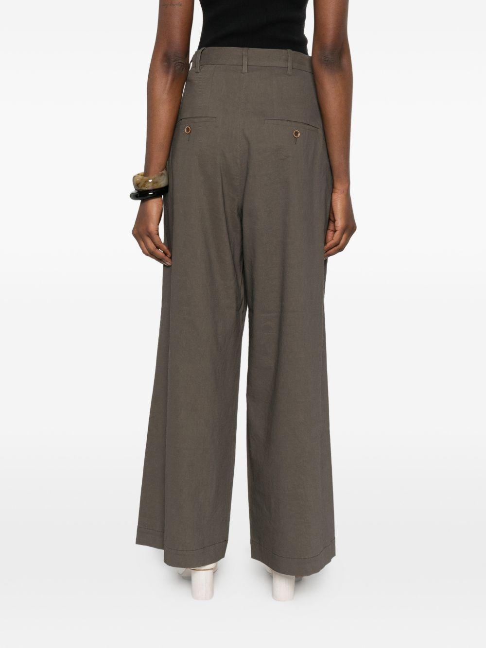 uma wang trousers grey viscose - women