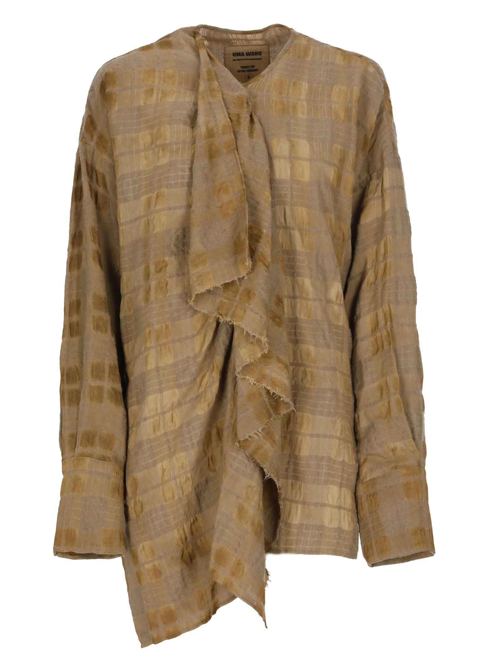 uma wang tumble blouse