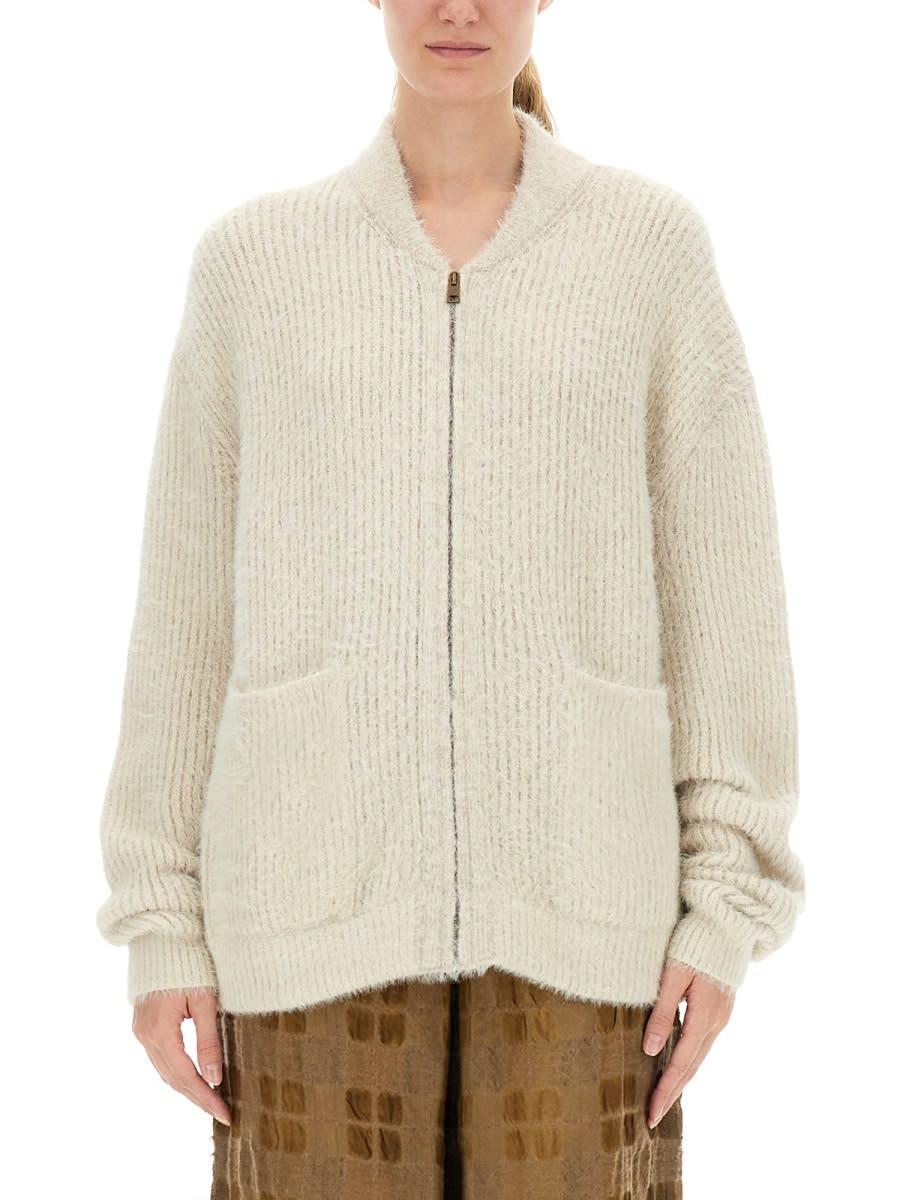 uma wang wool blend cardigan