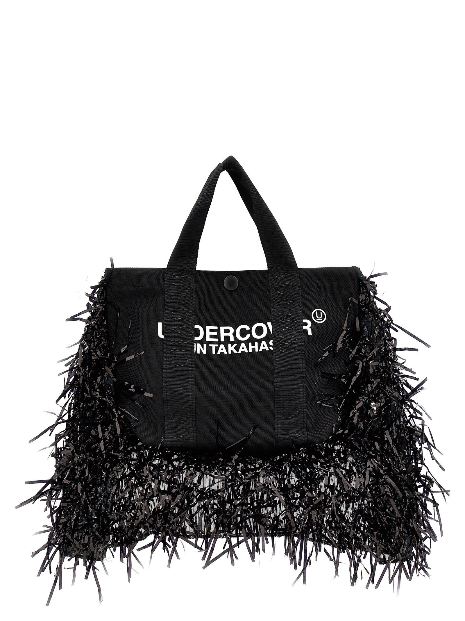 undercover jun takahashi fringed handbag
