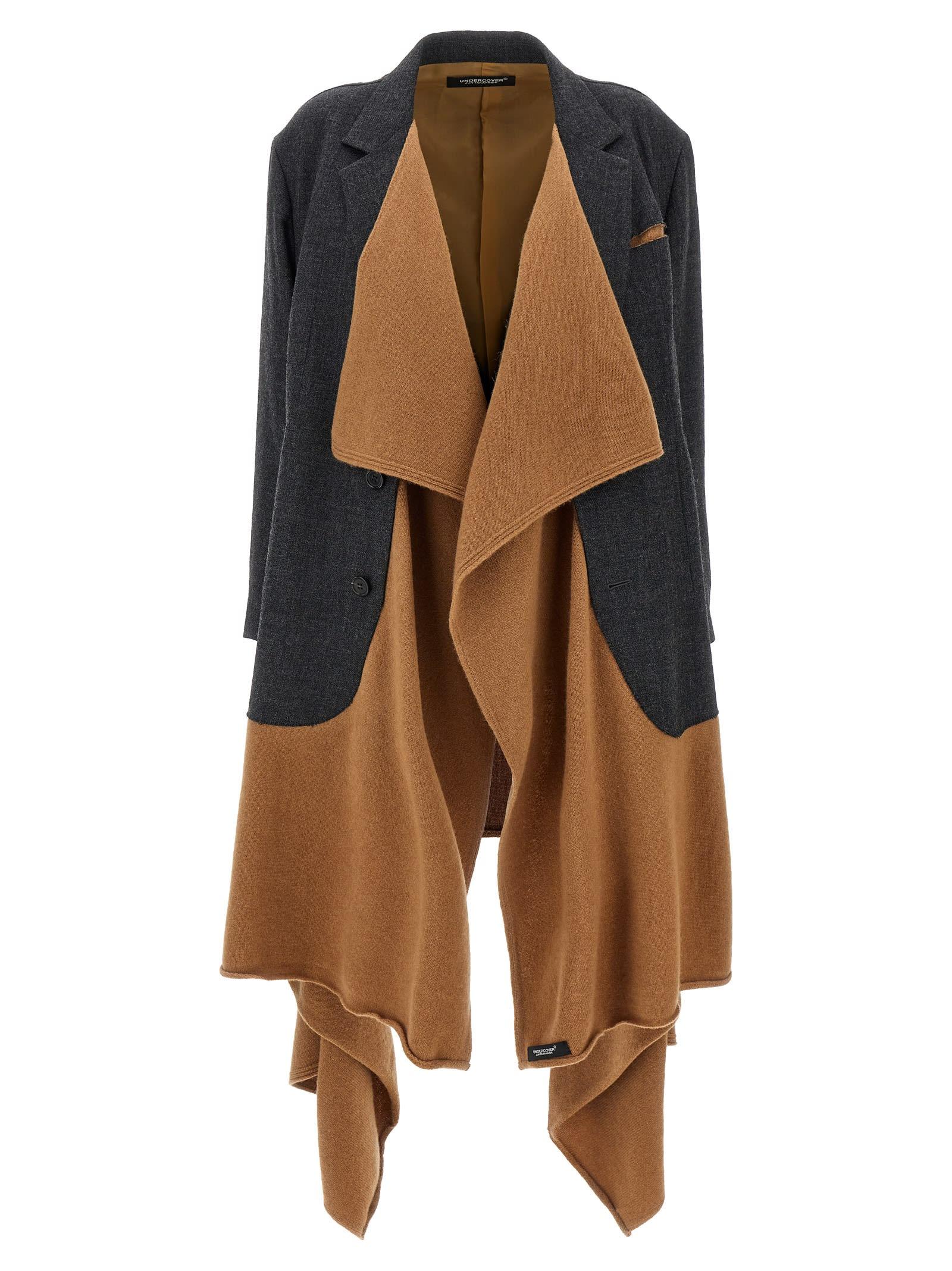 undercover jun takahashi shawl blazer