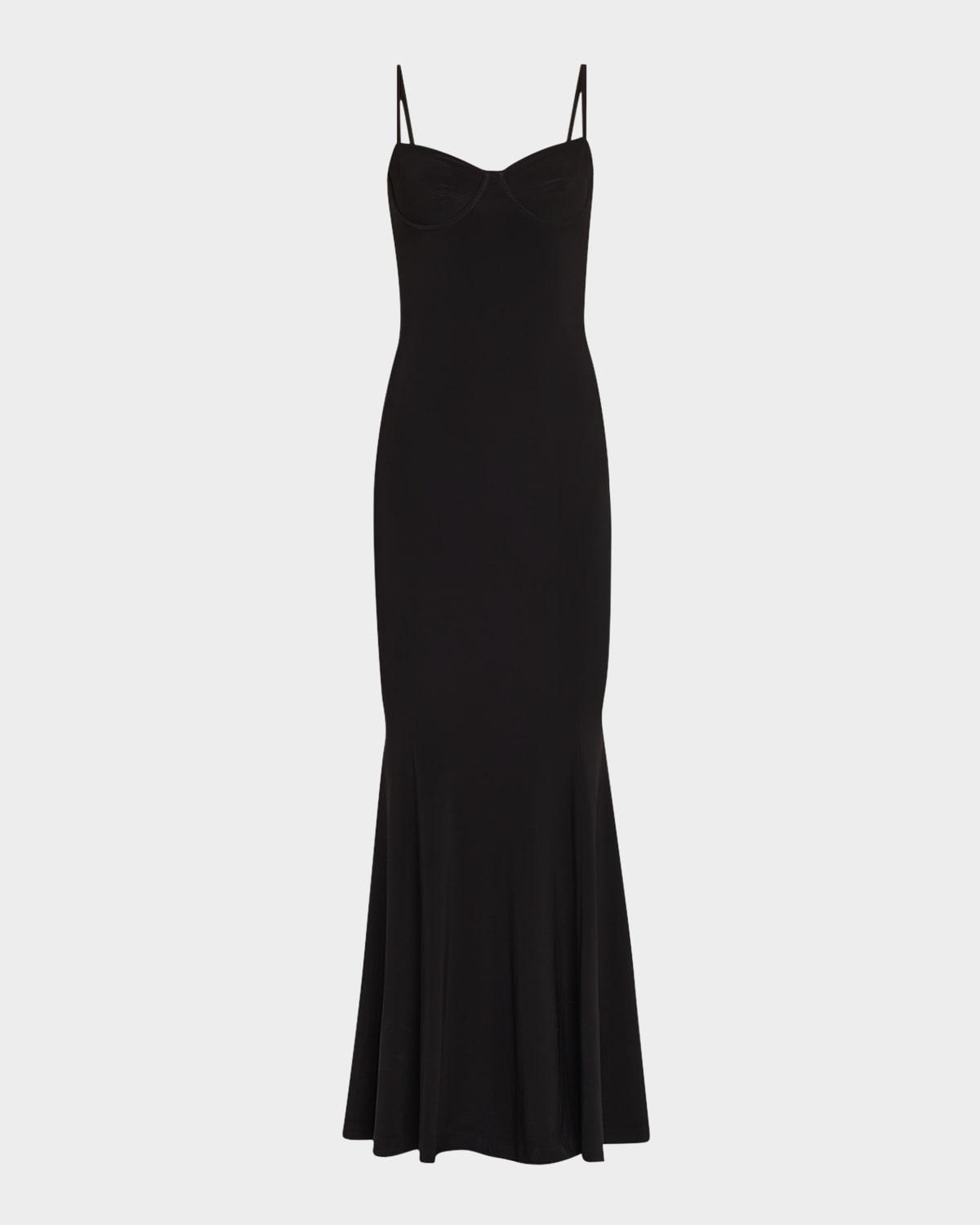 underwire fishtail gown