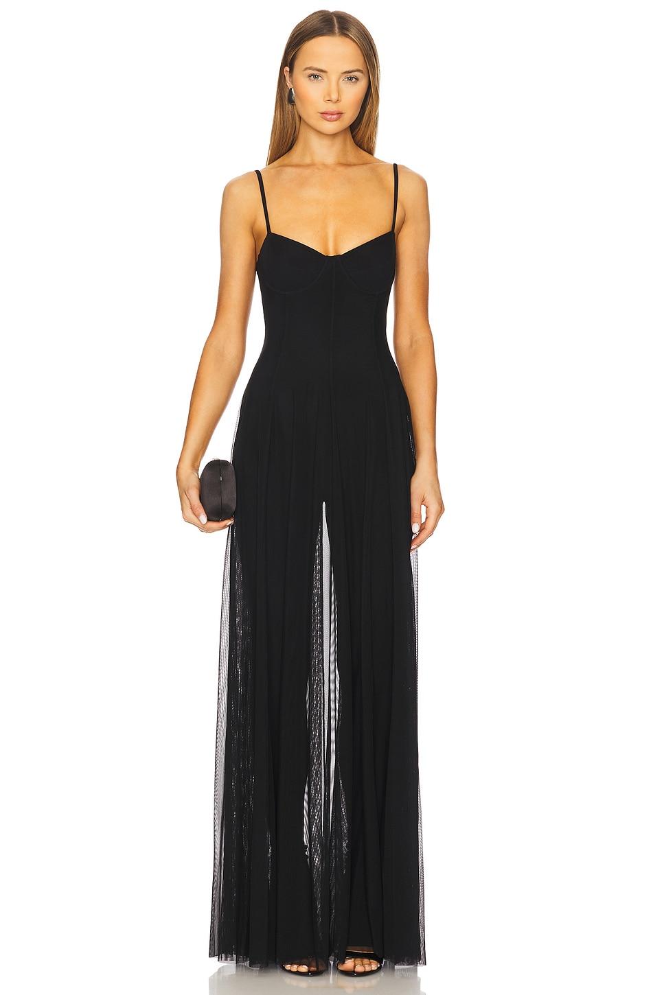 underwire gown with catsuit