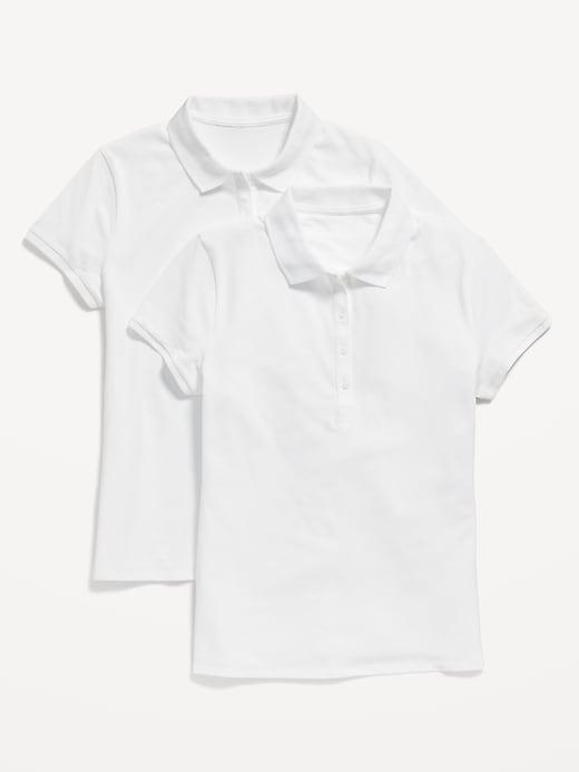 uniform pique polo 2-pack