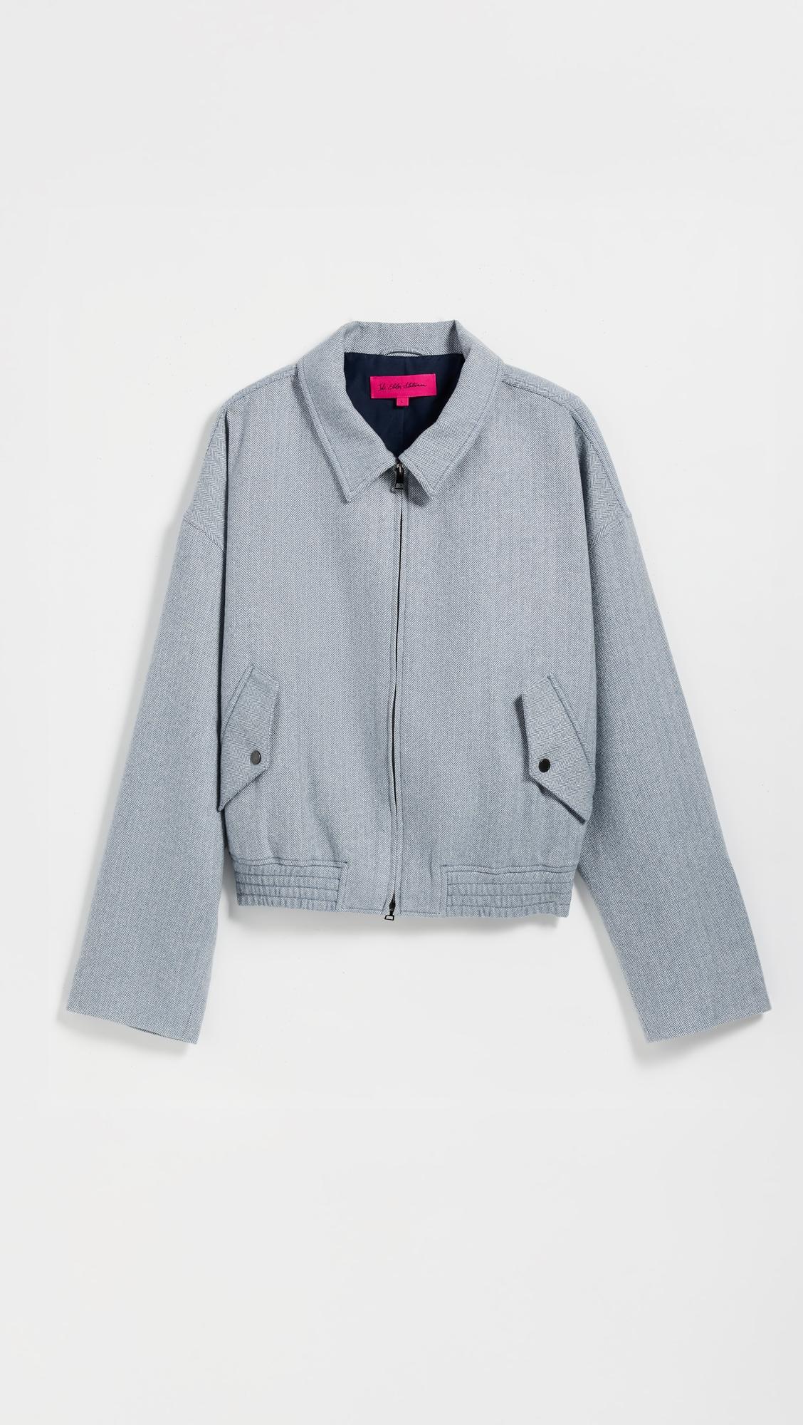 unisex stone zip bomber