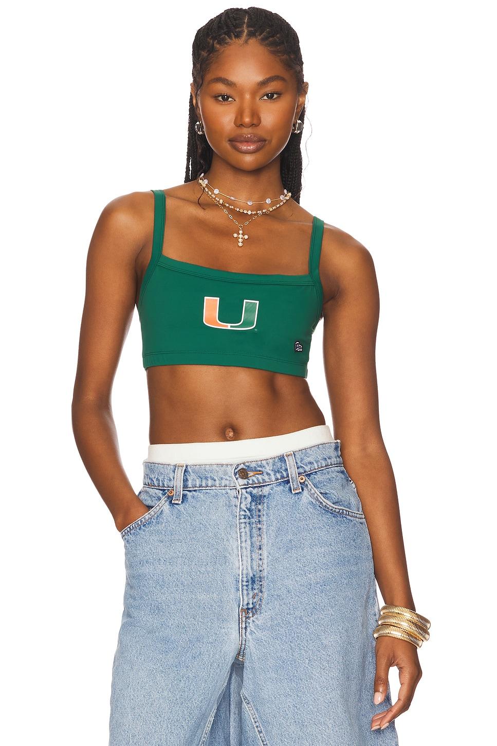 university of miami active bra top