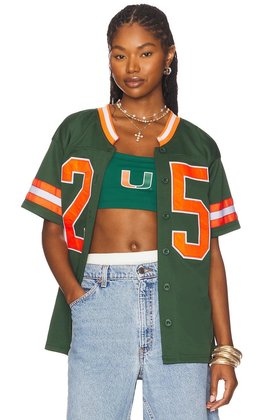 university of miami football jersey top
