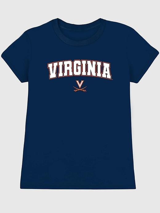university of virginia arch logo graphic t-shirt for women