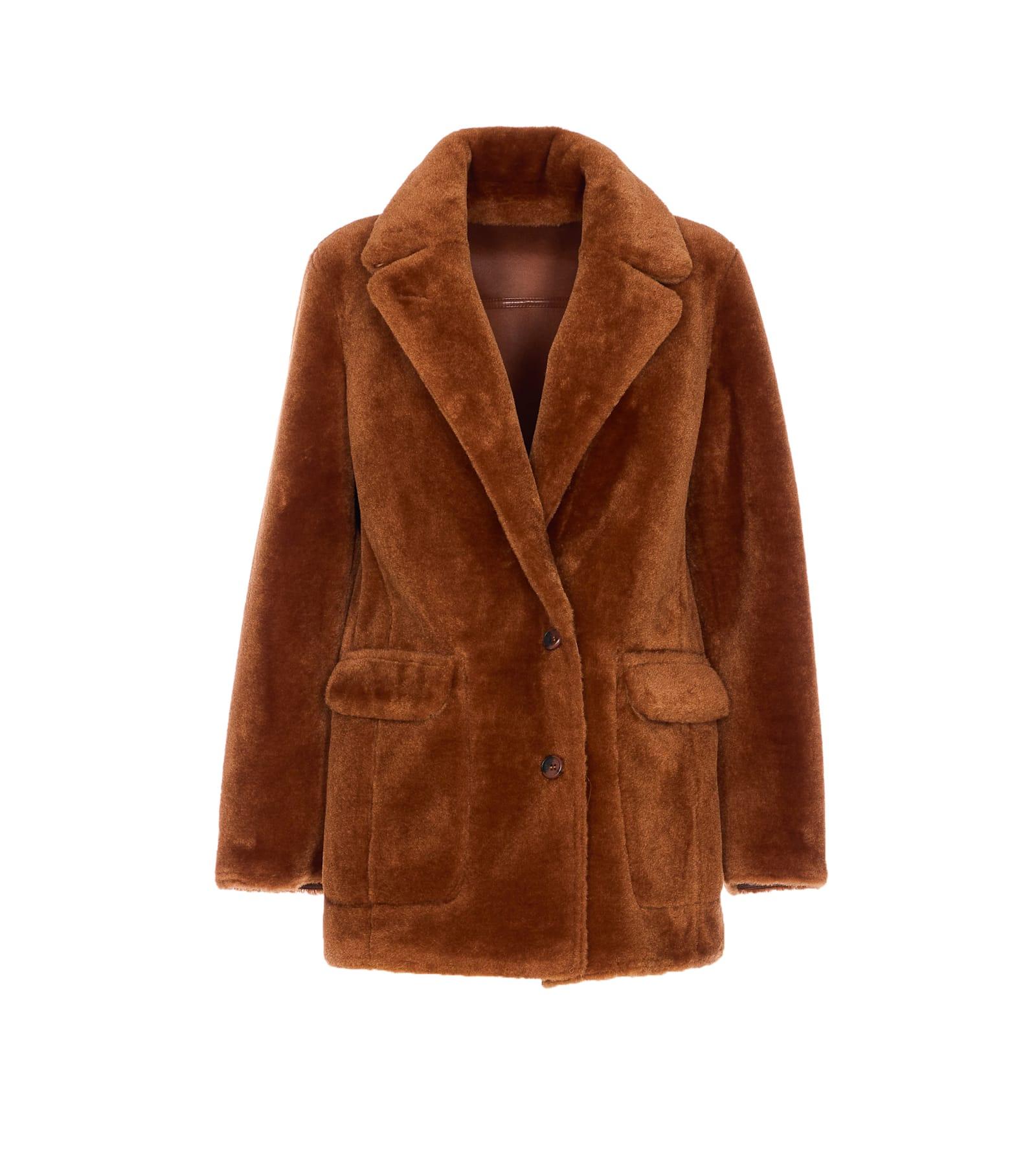 urbancode reversible faux fur jacket