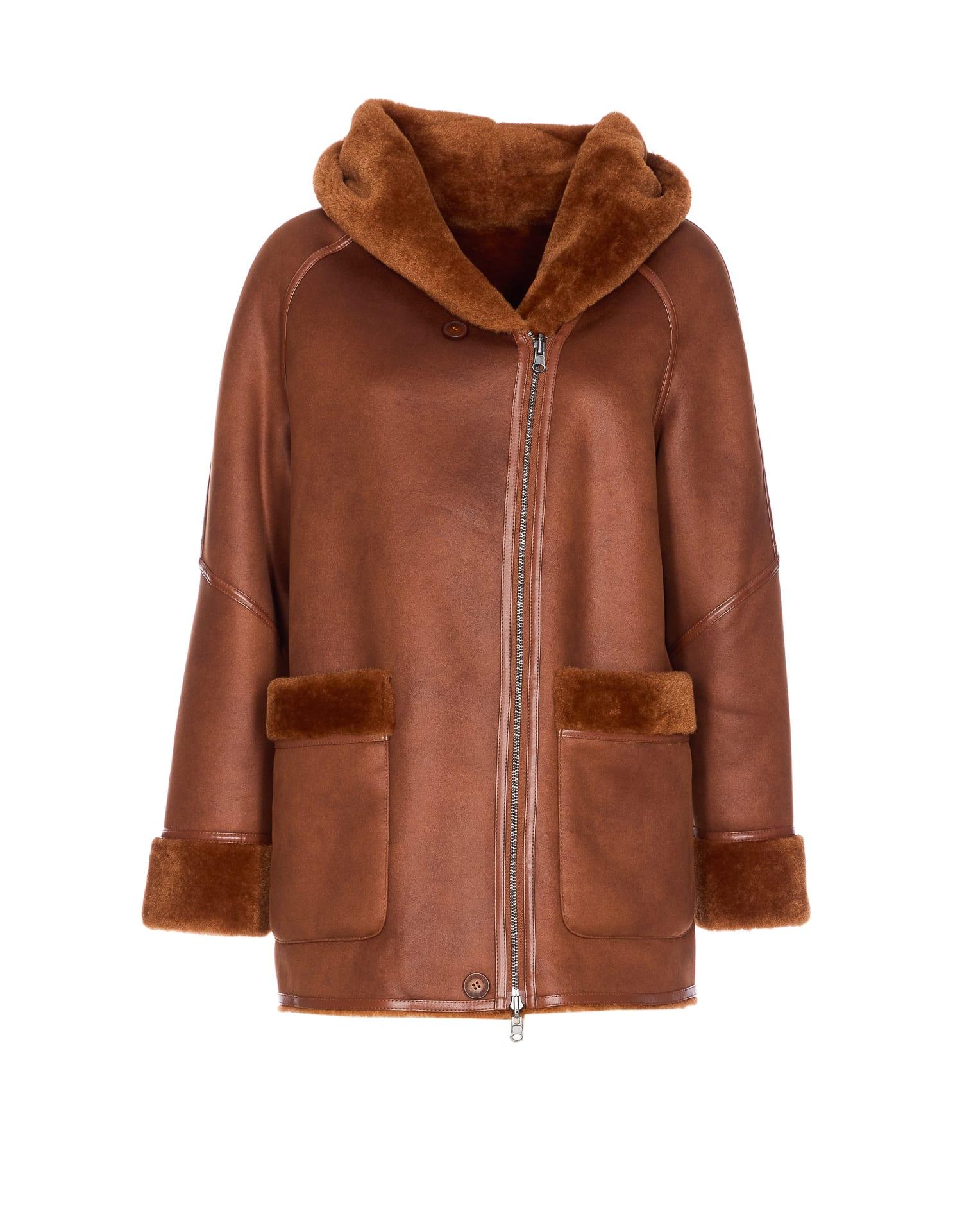 urbancode reversible faux fur jacket