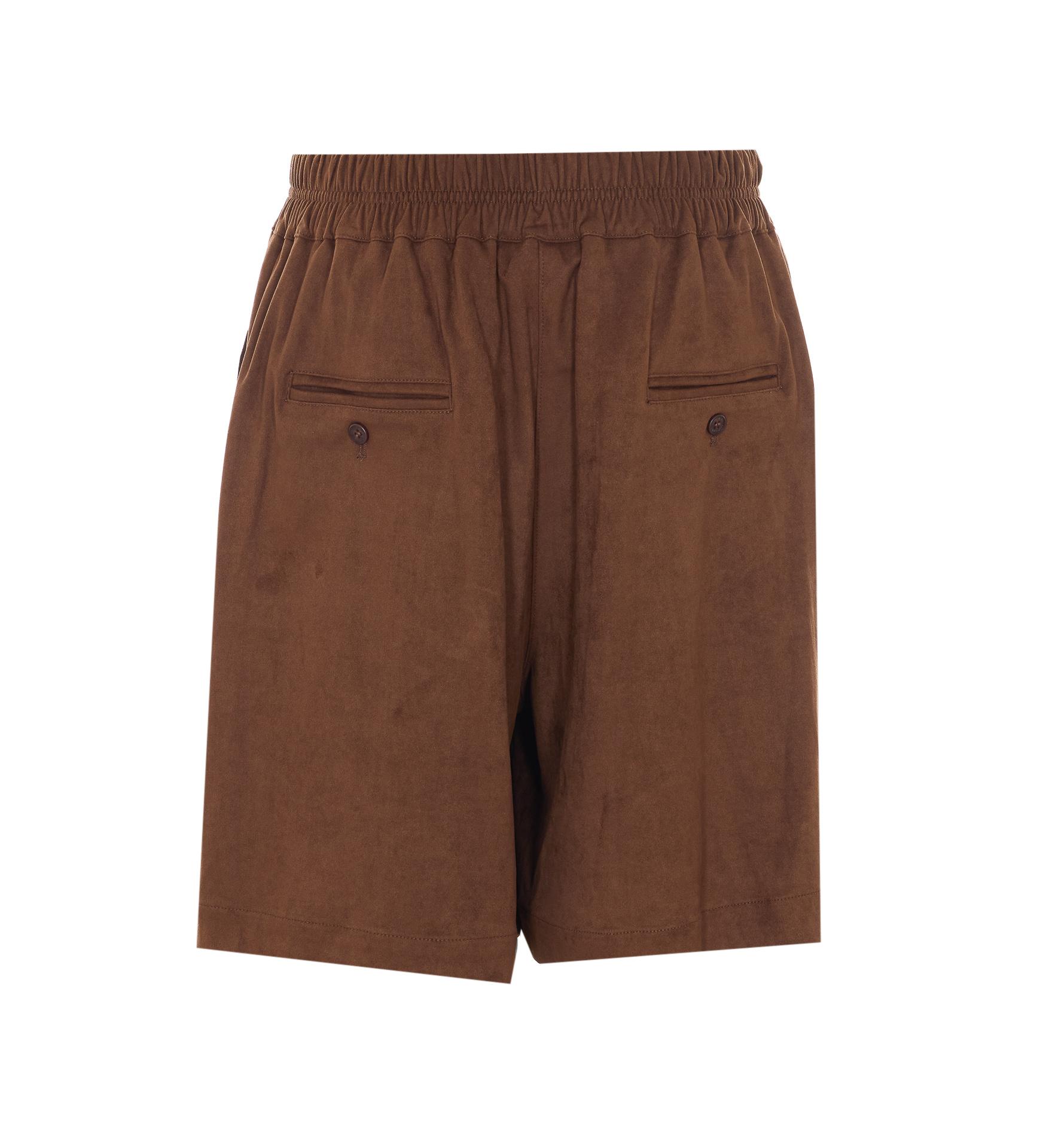 urbancode shorts brown polyester - women