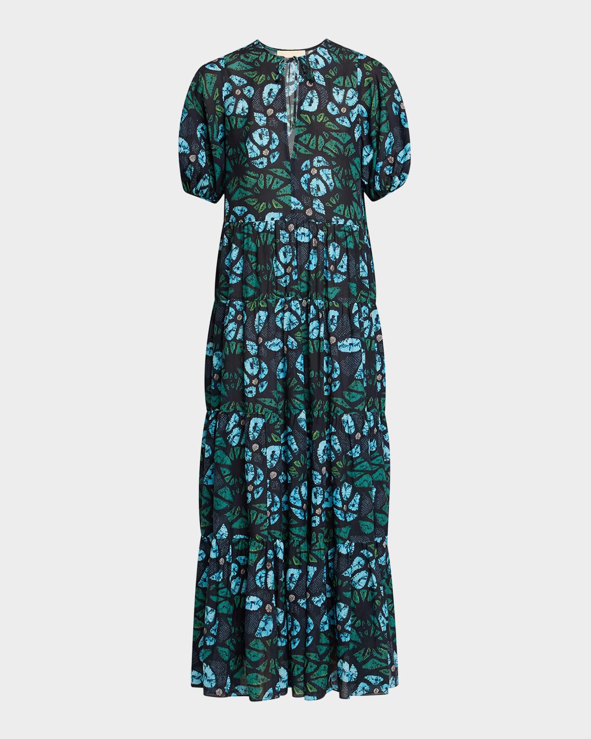 urchin neera tiered maxi dress