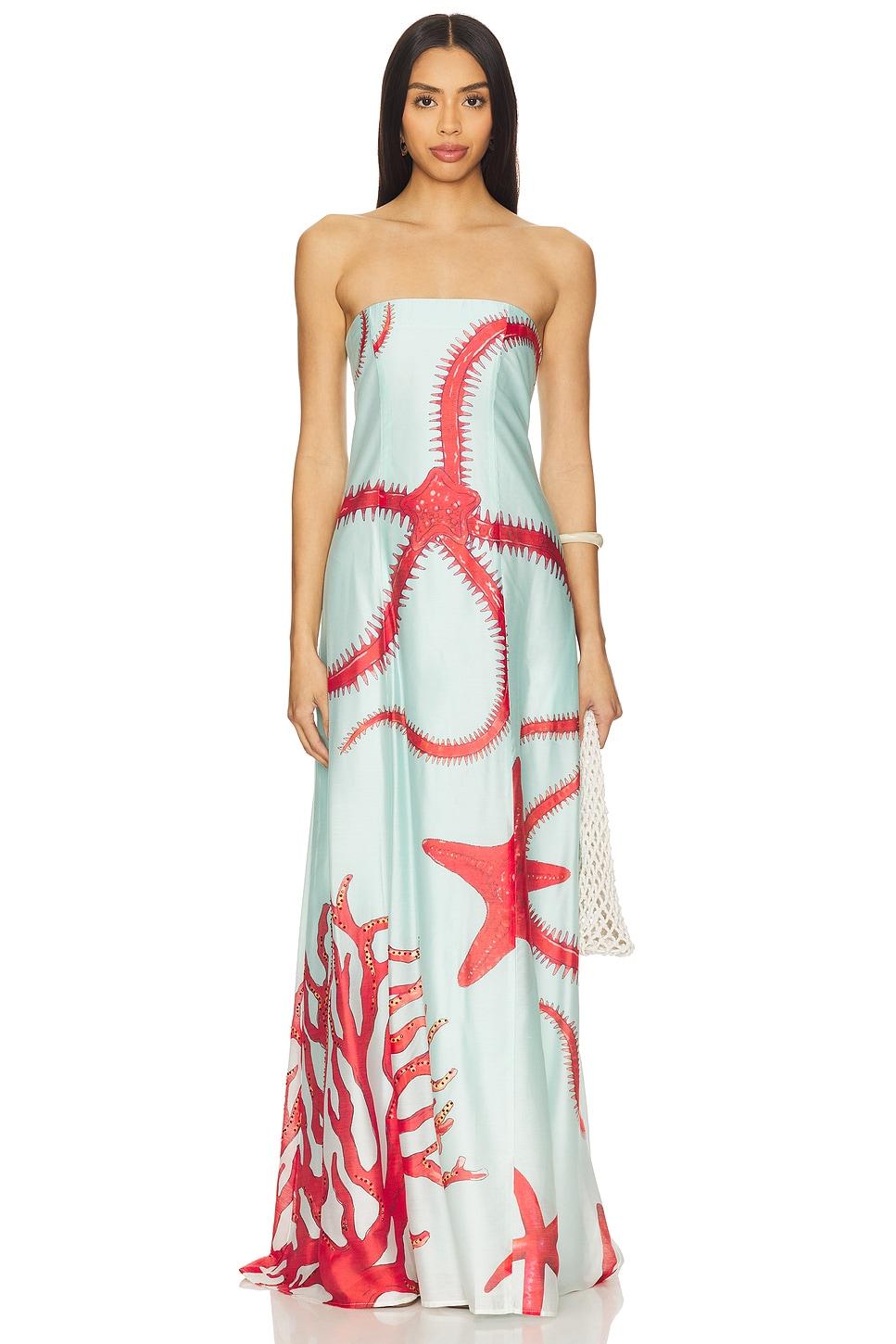 ursa strapless maxi dress