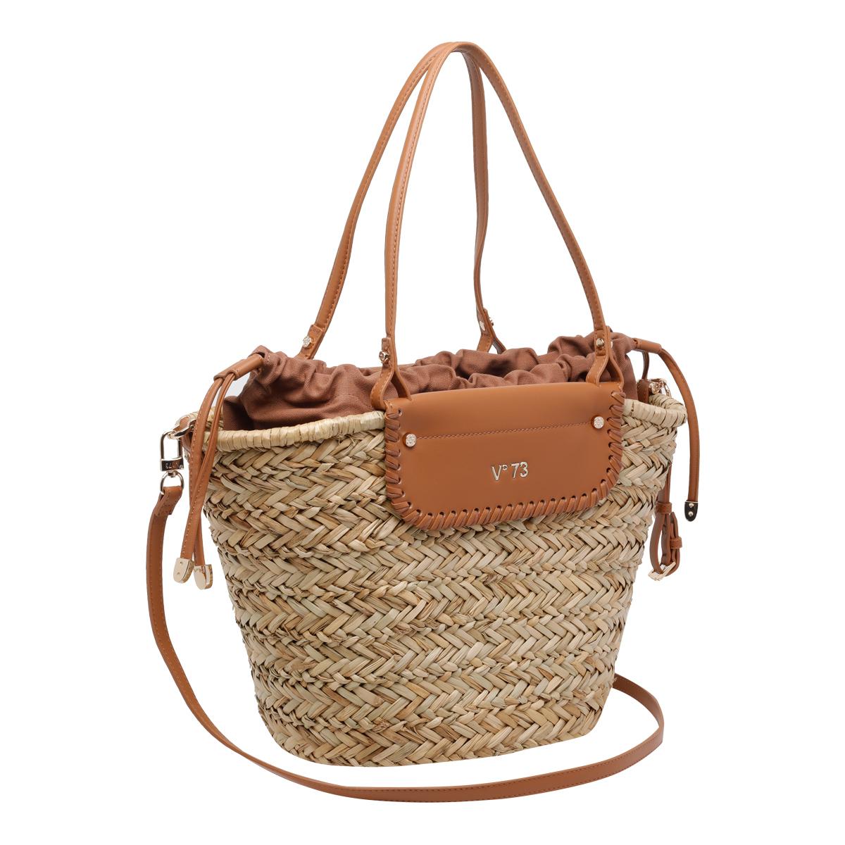 v°73 bags beige grass polyurethane - women