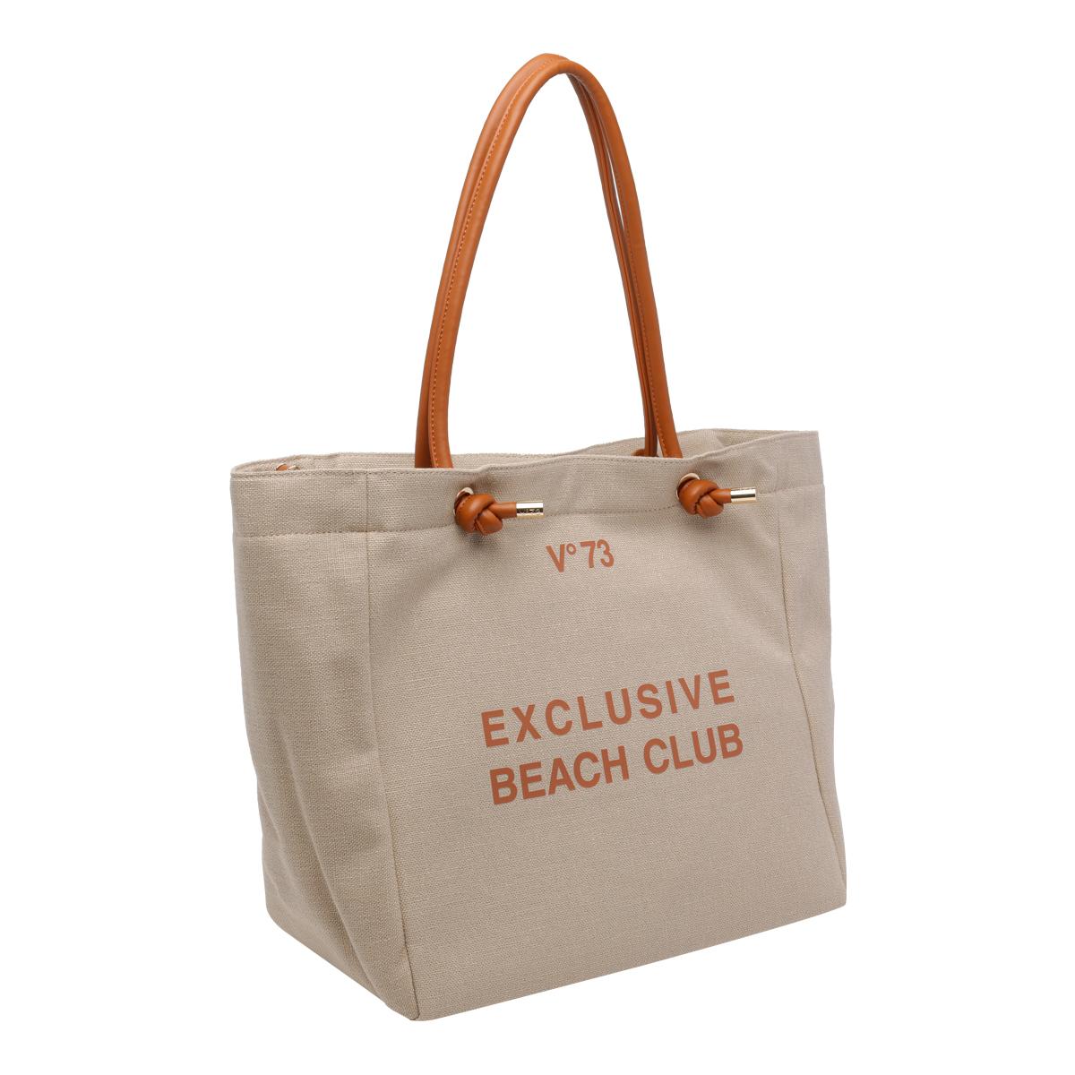 v°73 bags beige polyester - women