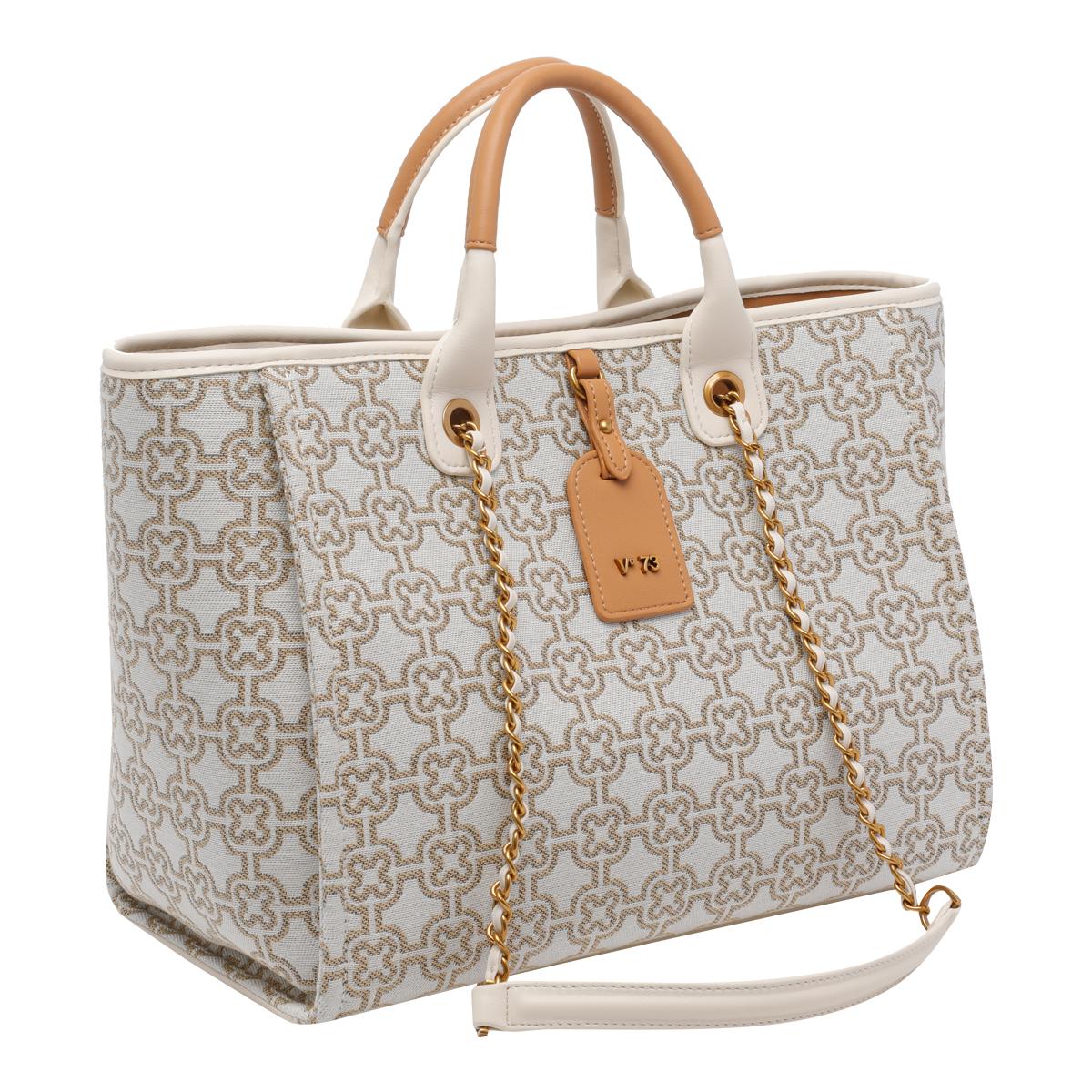 v°73 bags beige polyurethane polyester - women