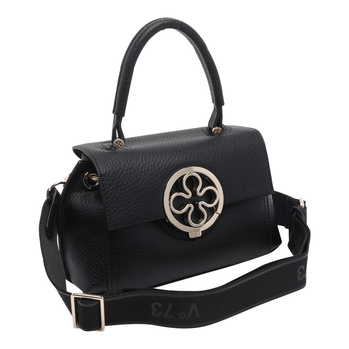 v°73 bags black polyurethane - women