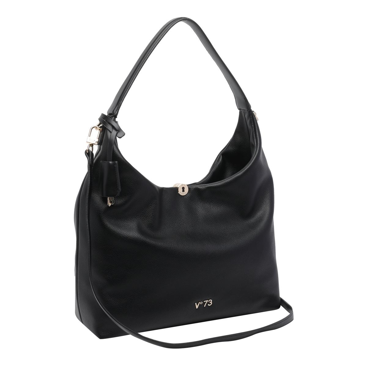 v°73 bags black polyurethane - women