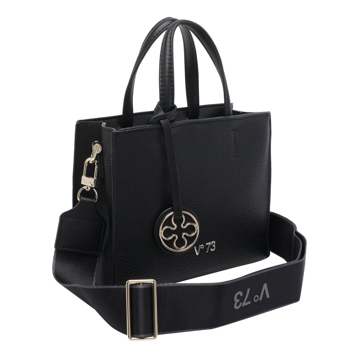 v°73 bags black polyurethane - women