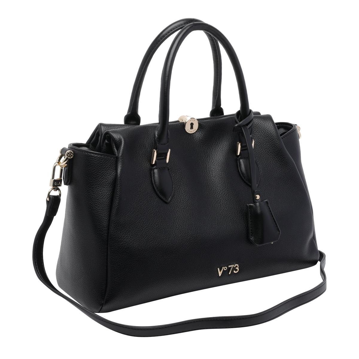 v°73 bags black polyurethane - women