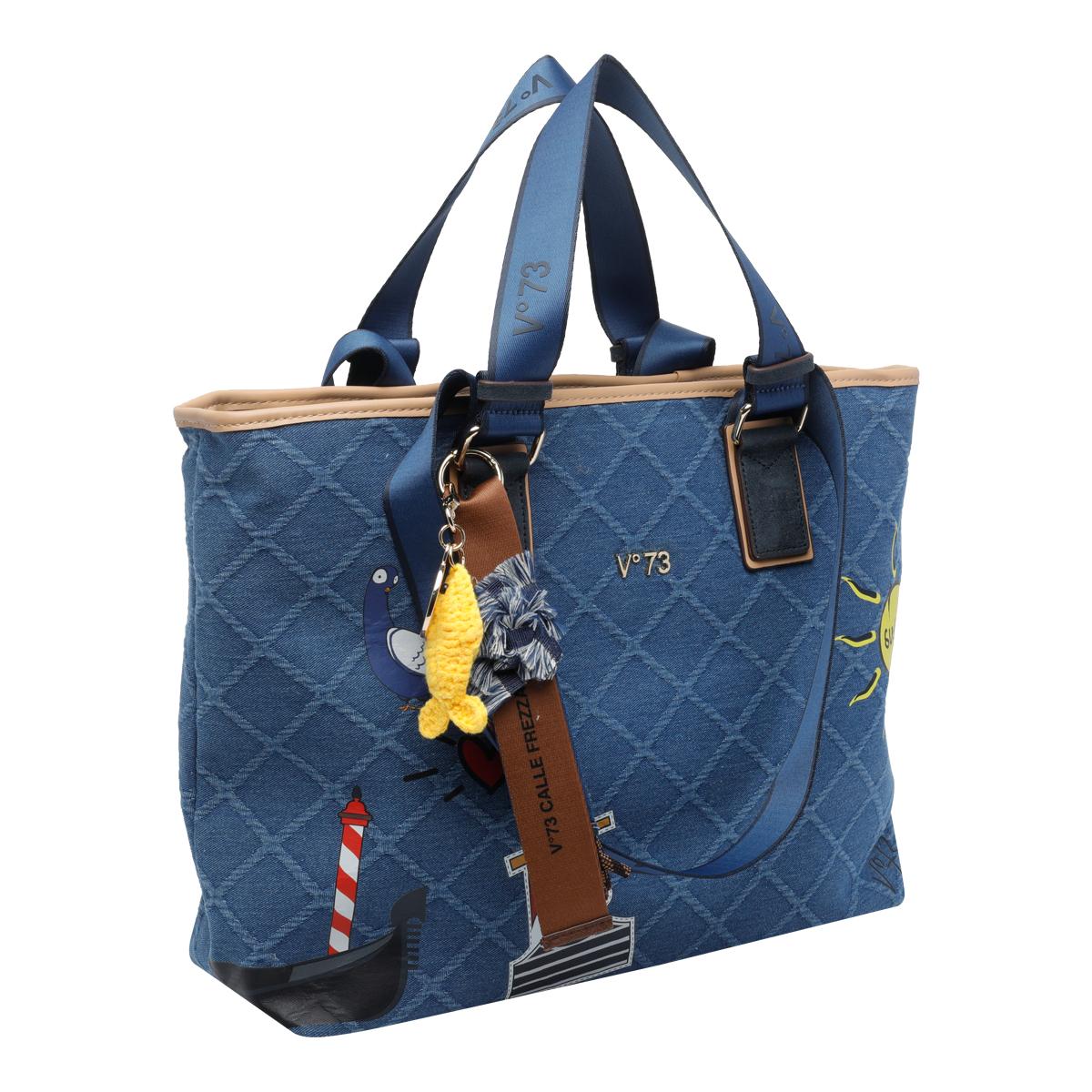 v°73 bags blue polyester - women