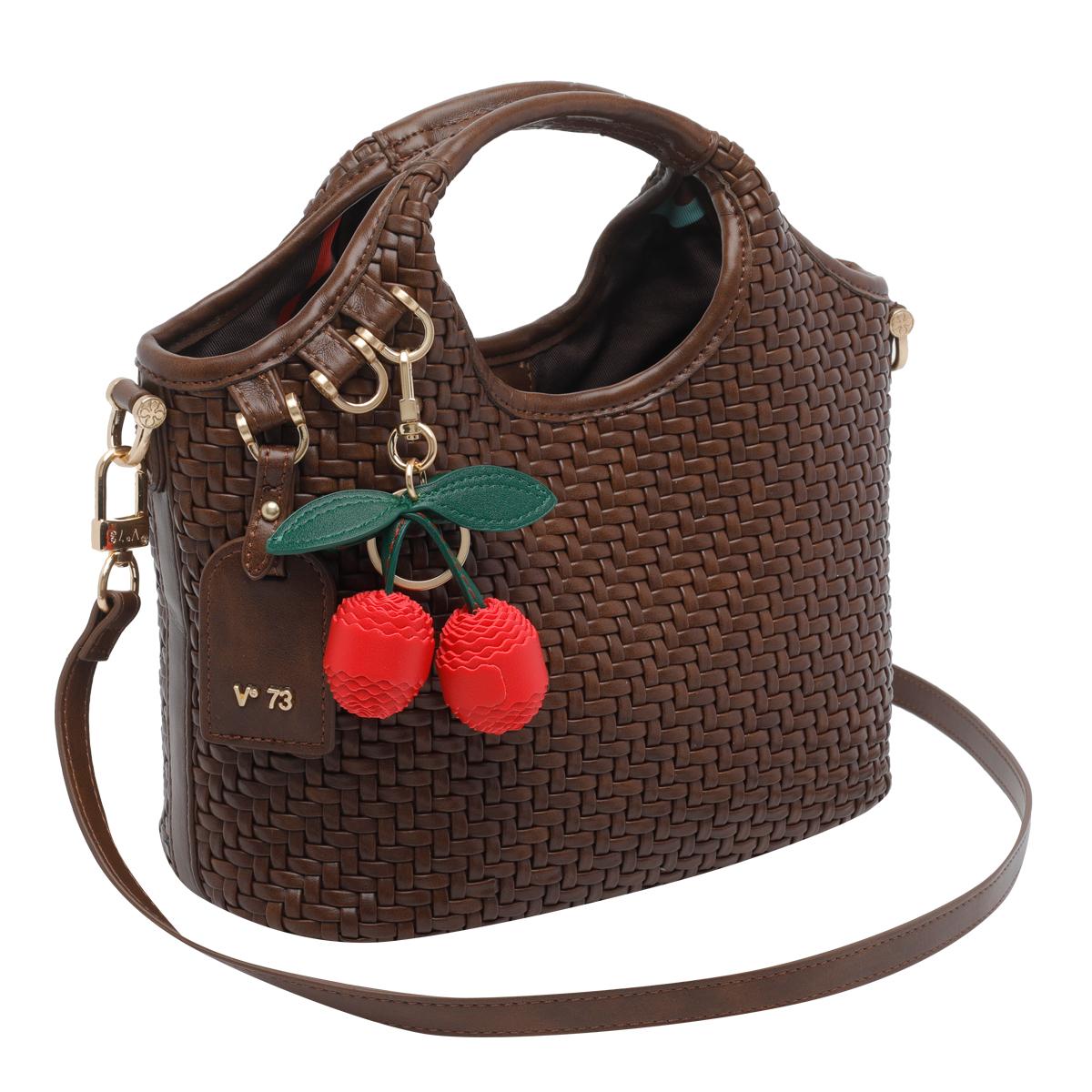 v°73 bags brown polyurethane - women