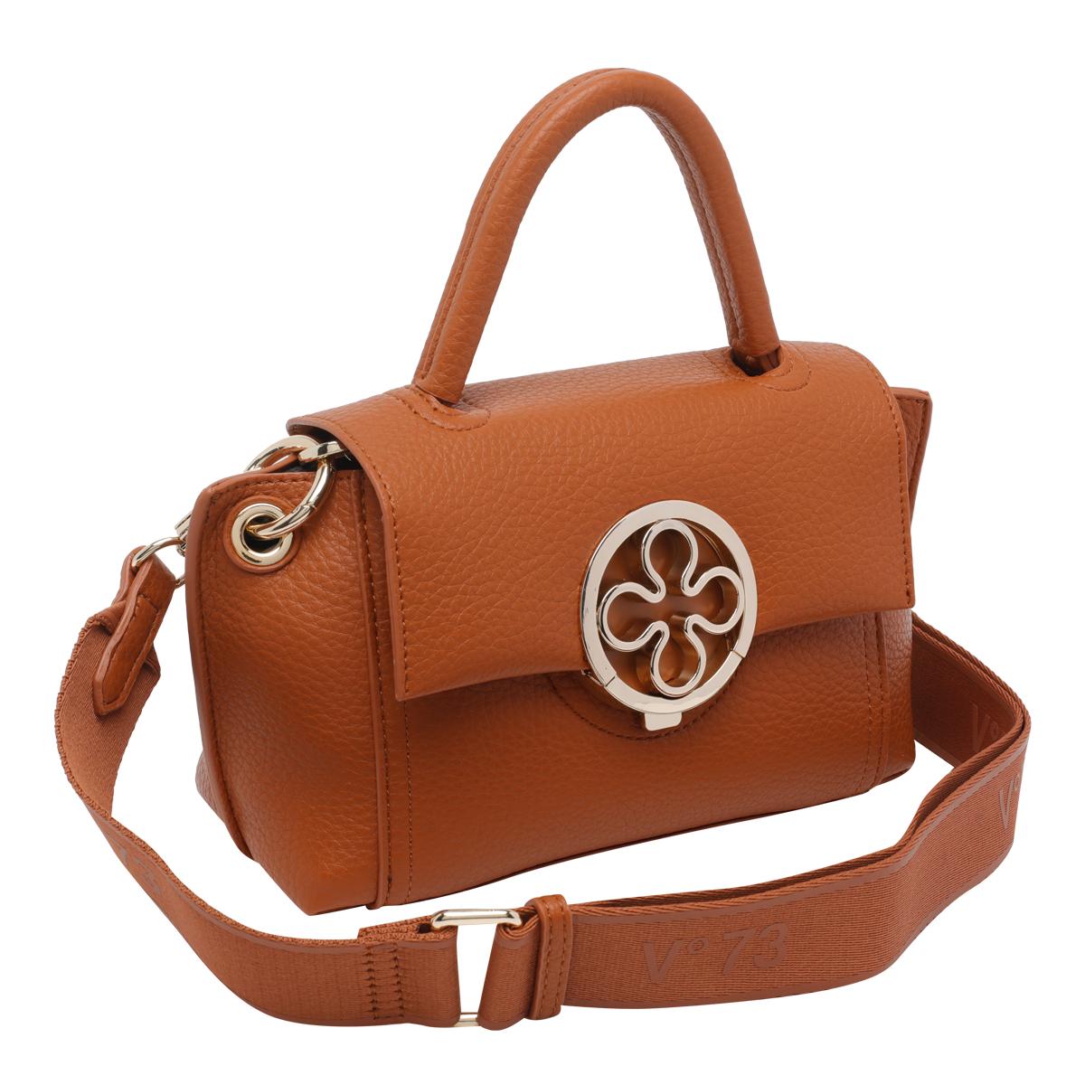 v°73 bags brown polyurethane - women