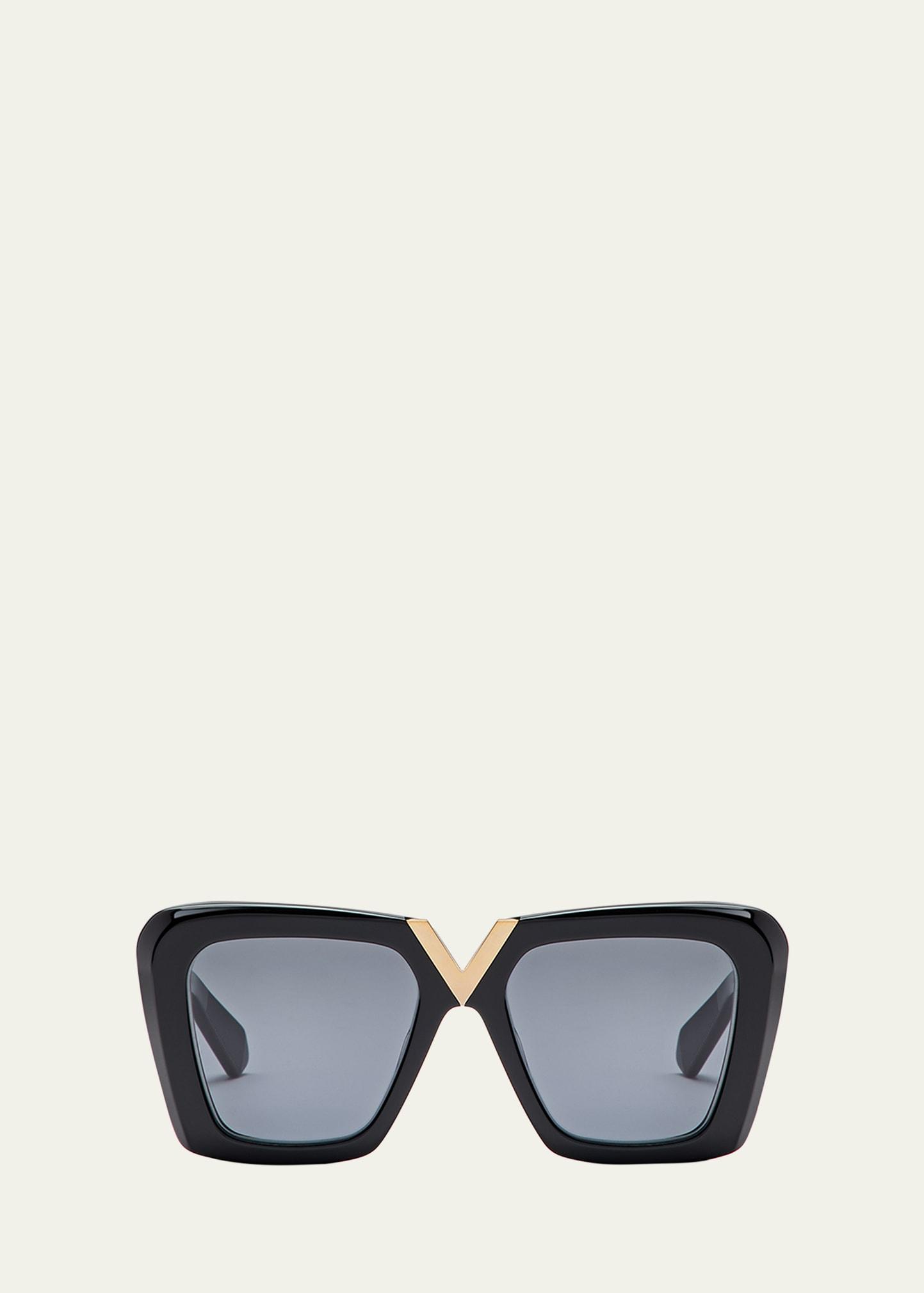 v-gold ii acetate butterfly sunglasses