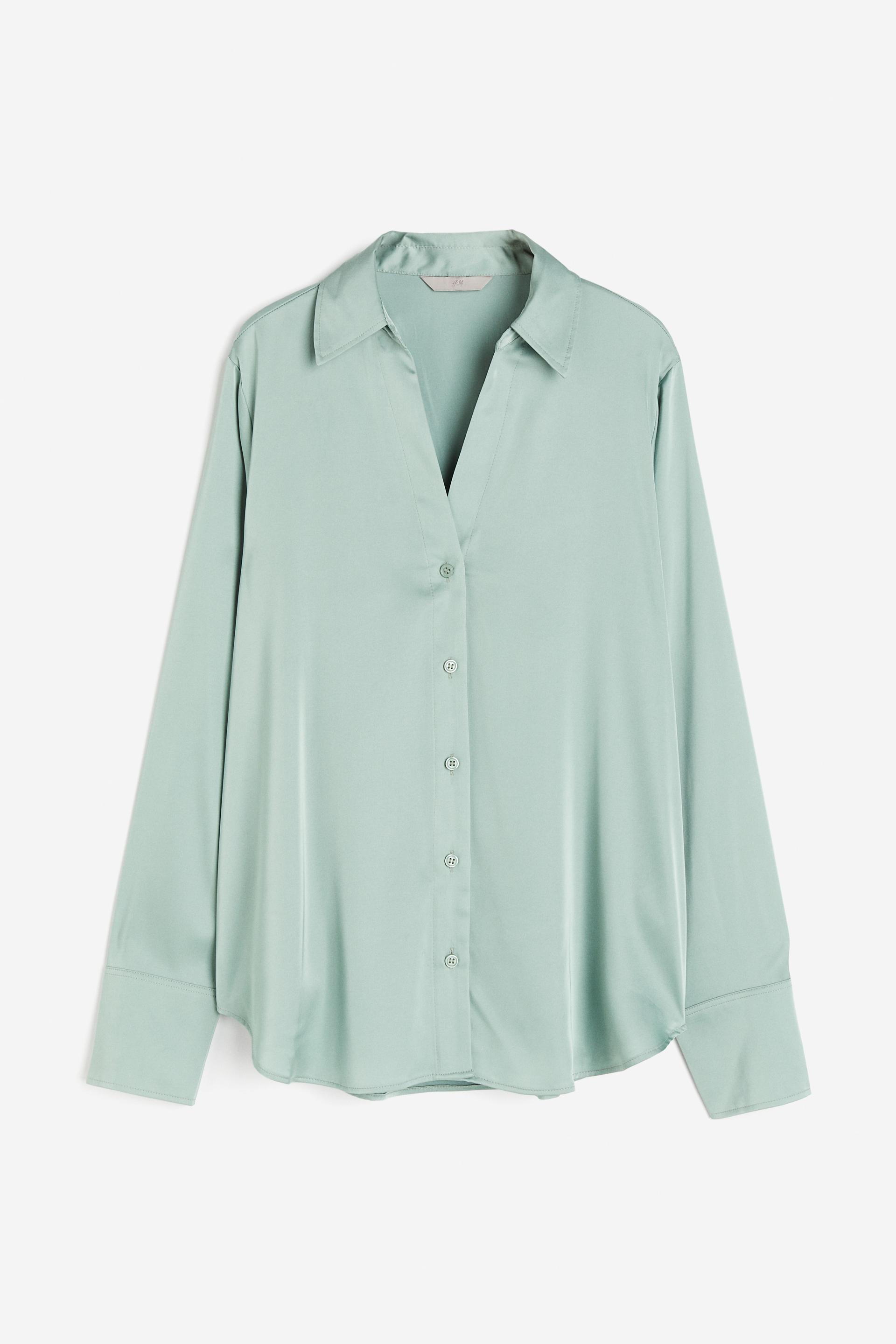v-neck blouse
