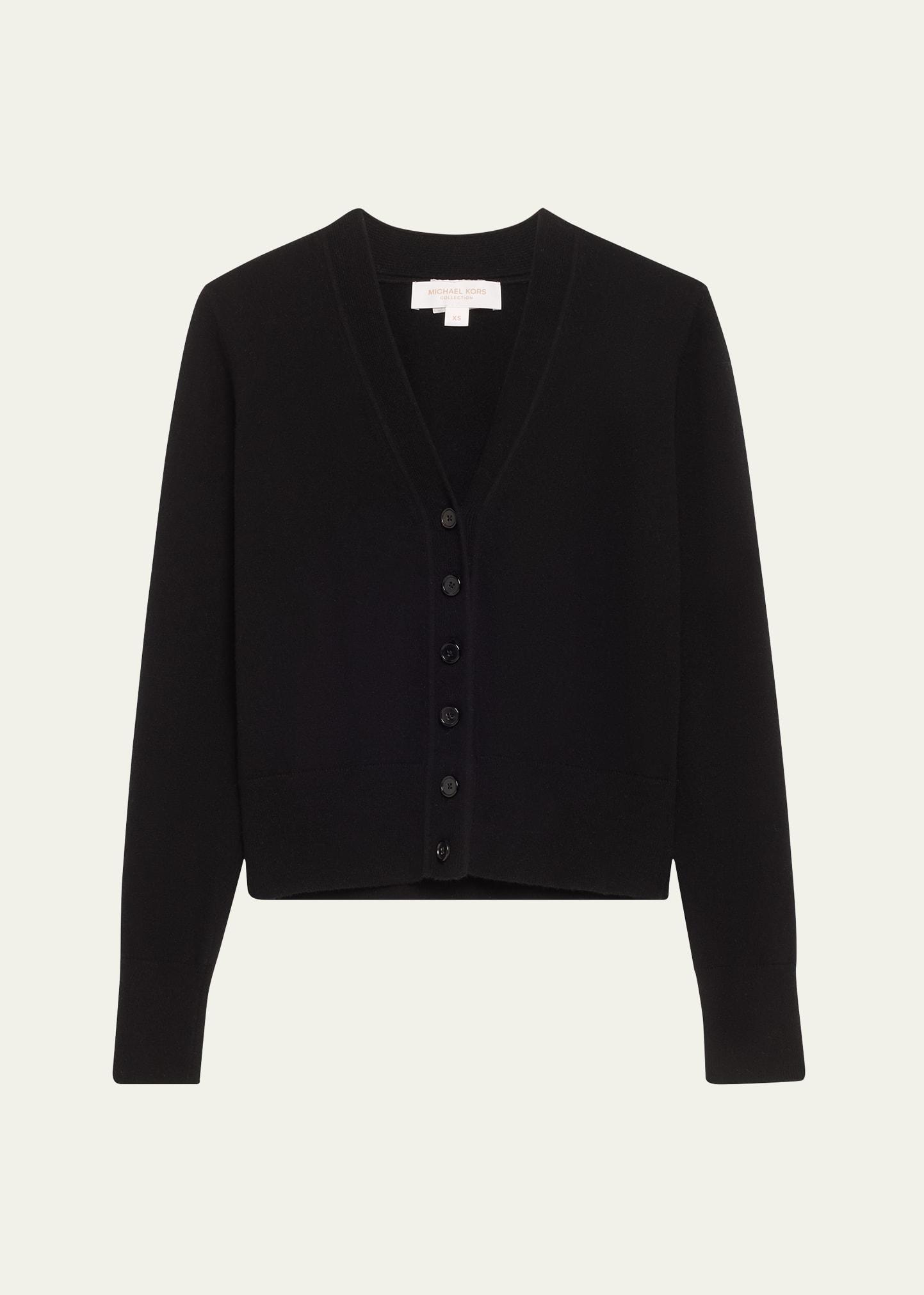 v-neck cashmere baby cardigan