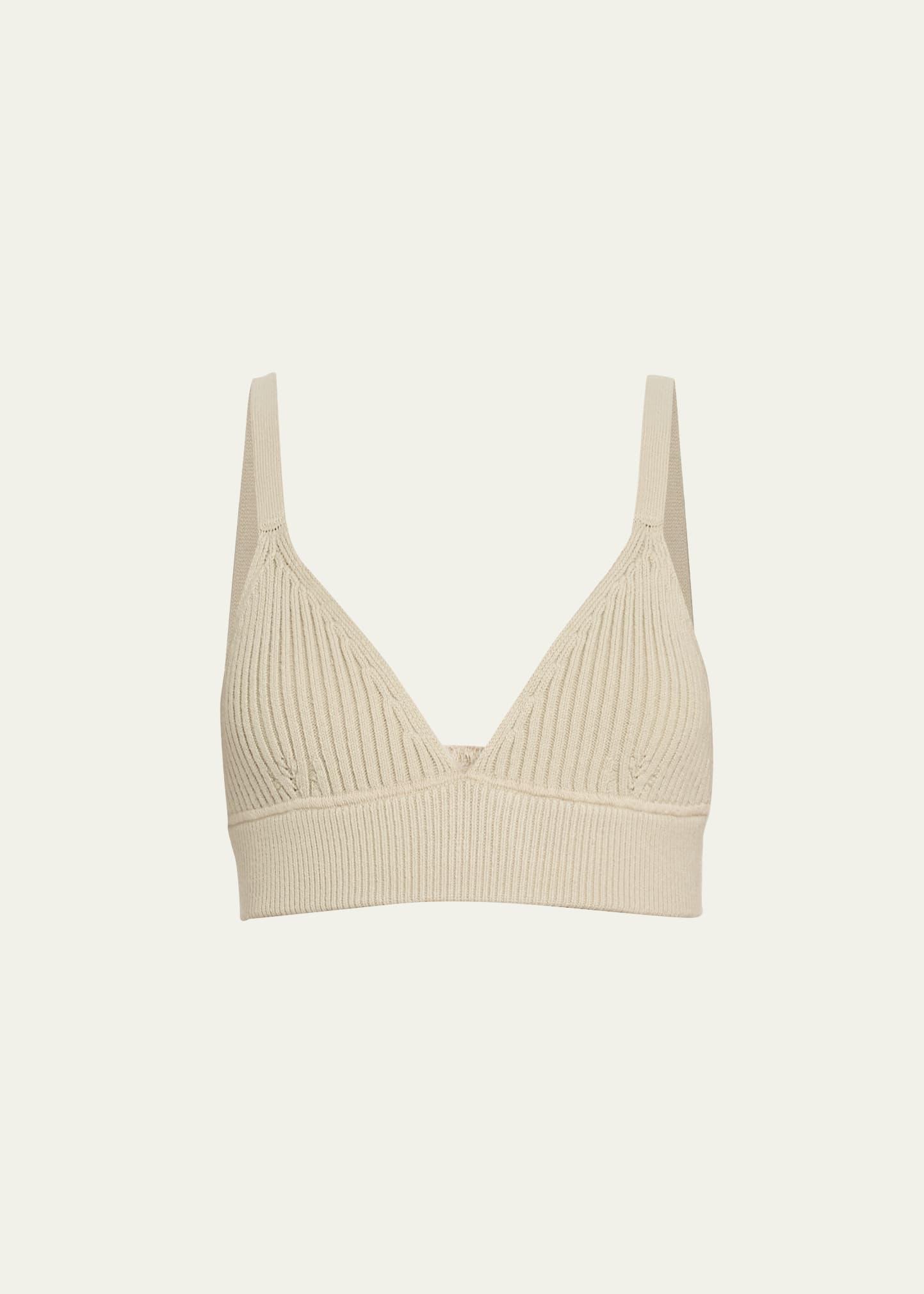 v-neck cashmere bra