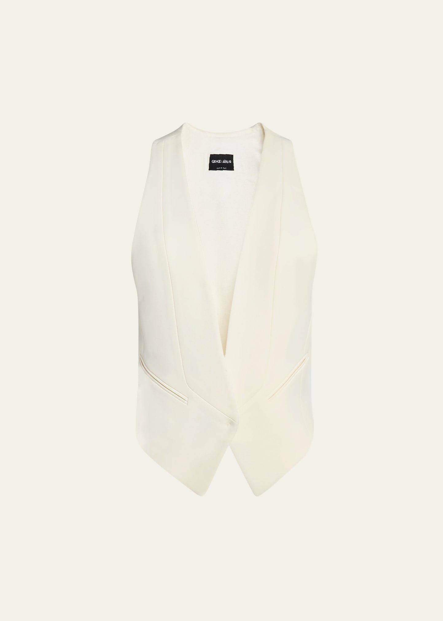 v-neck cutout waistcoat