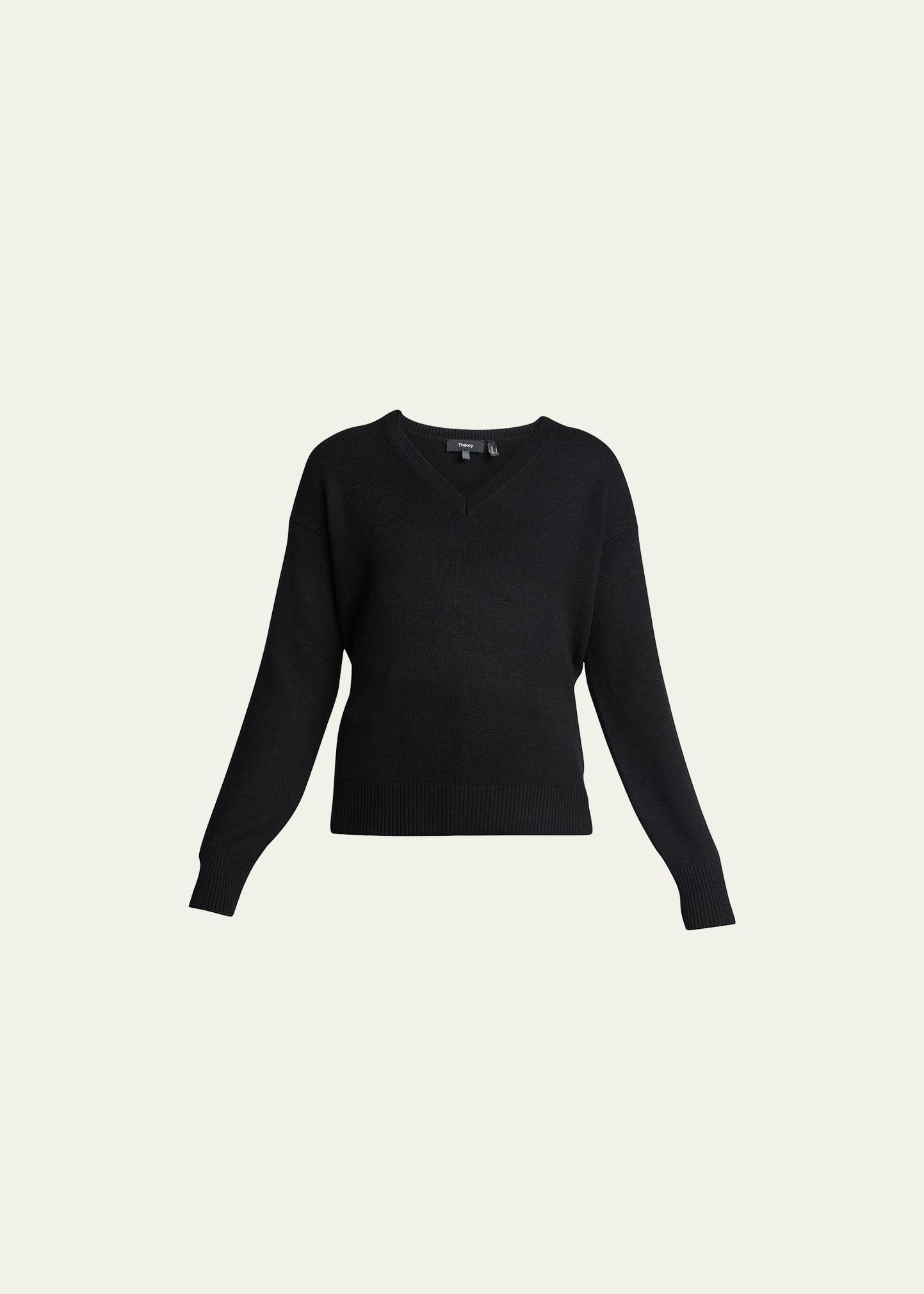 v-neck easy cashmere pullover