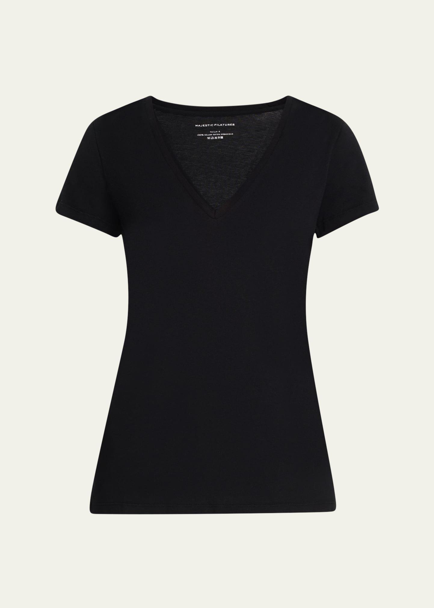 v-neck organic cotton t-shirt