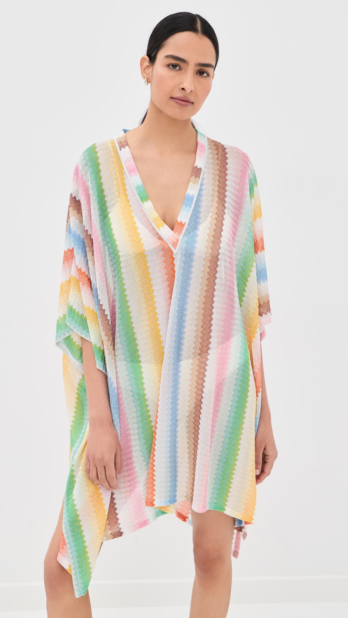 v neck short cover up dress