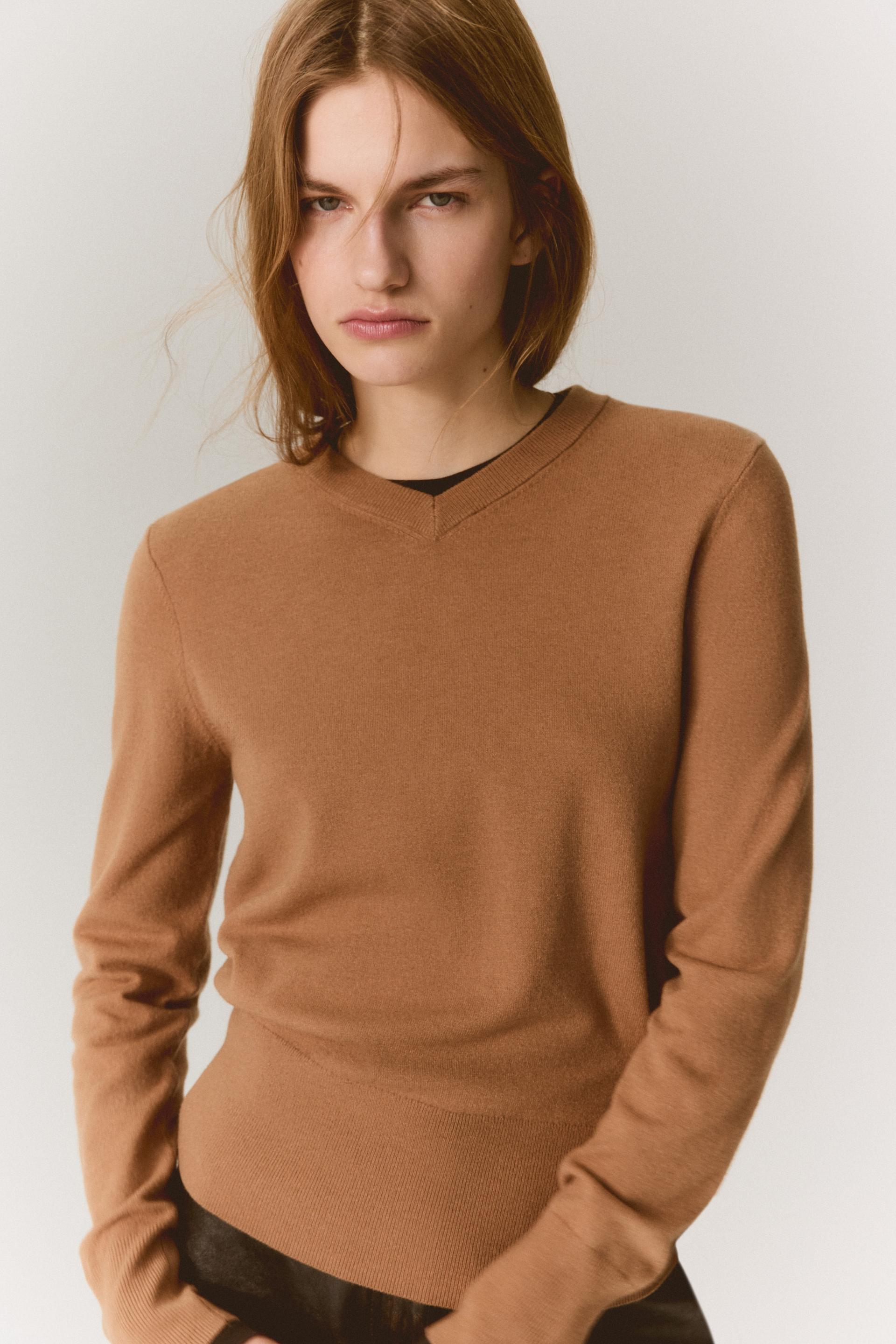v-neck sweater