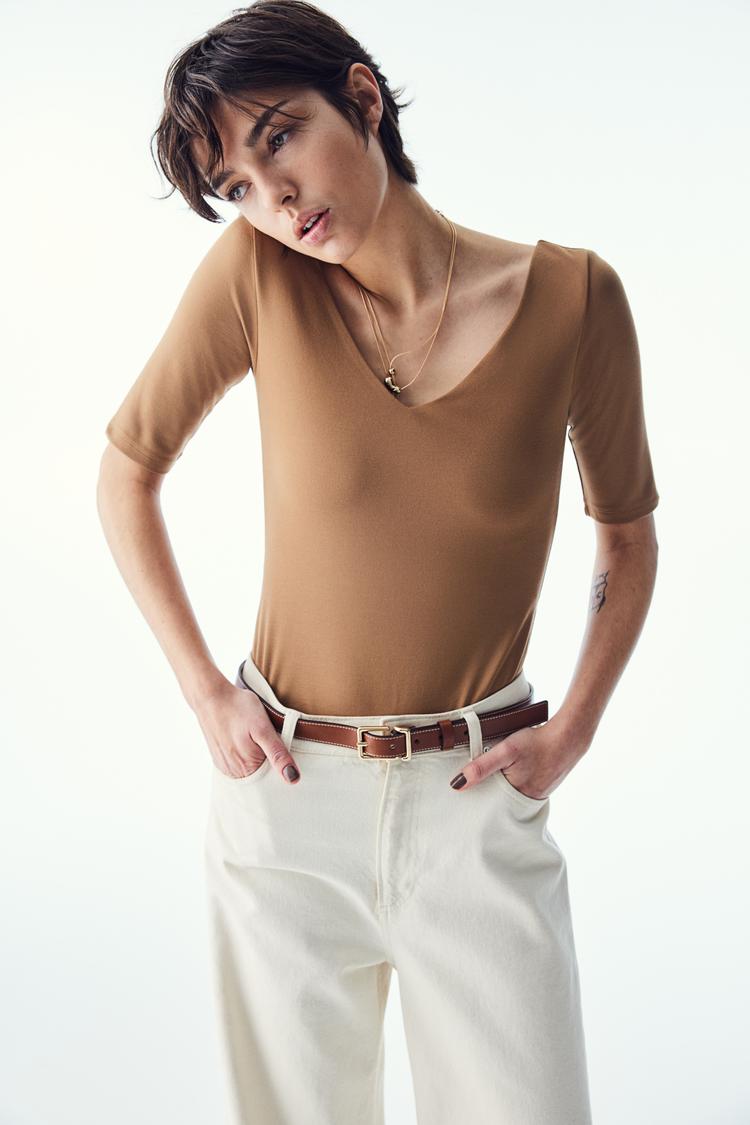 v-neck top