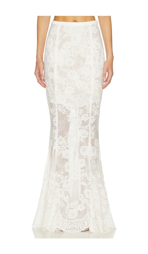 v. chapman athena skirt in white.