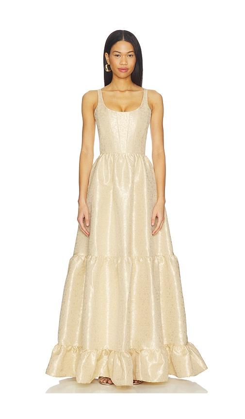 v. chapman avery dress in lemon.
