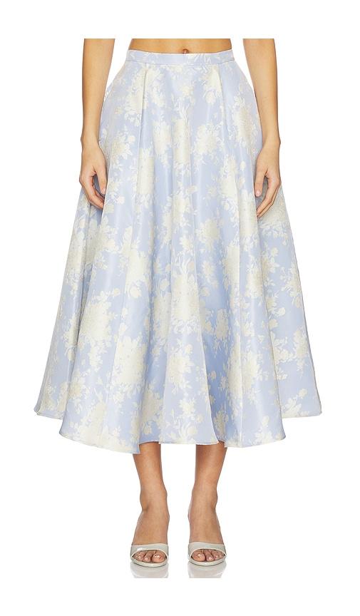 v. chapman carolena skirt in blue.