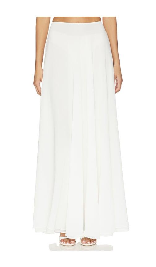 v. chapman carter maxi skirt in white.