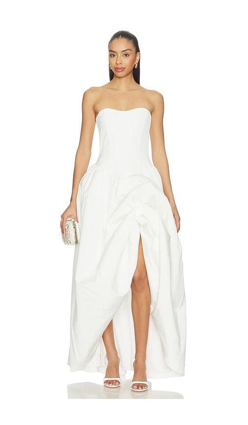 v. chapman clara dress in white.