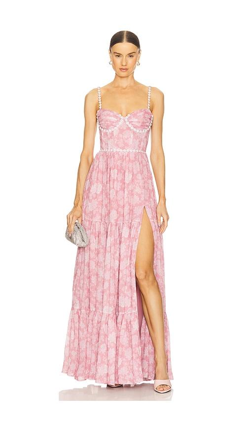 v. chapman gwen dress in blush.