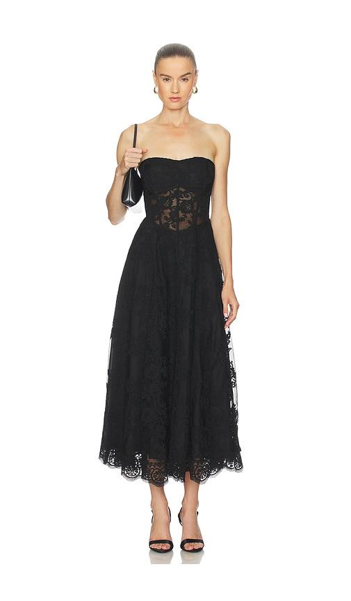 v. chapman hazel dress in black.