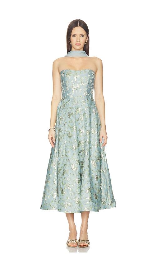 v. chapman hazel dress in blue.